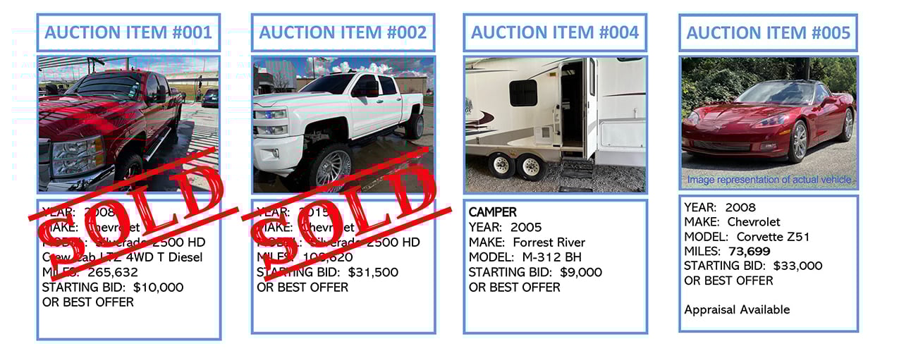 Auction ITEMS update-4